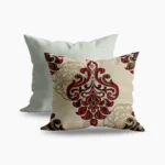 Classic Red Baroque Cushion Pakistan
