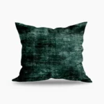 Dark Green Textured Cushion