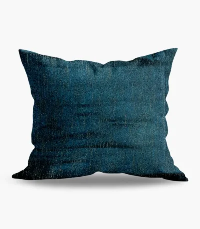 Denim Blue Texture Cushion