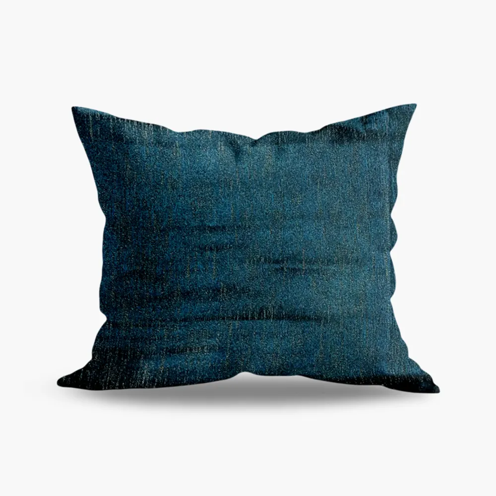 Denim Blue Texture Cushion