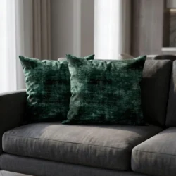 Elegant Dark Green Cushion