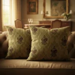 Elegant Floral Tapestry Cushion