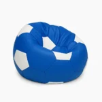 Football Bean Bag Blue White
