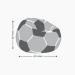 Football Bean Bag Dimension