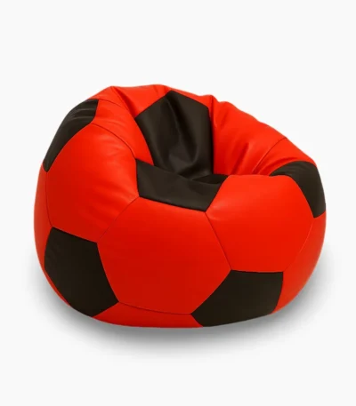 Football Bean Bag Red Black