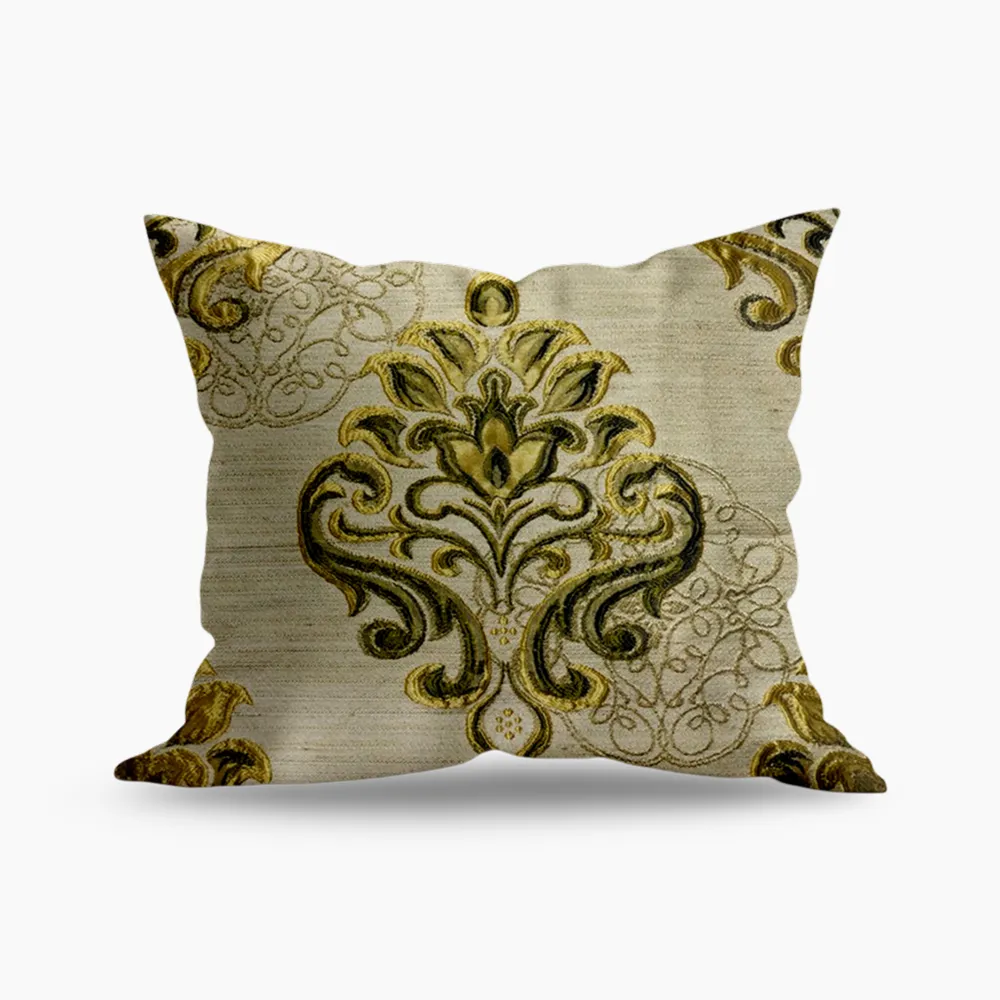 Golden Majesty Baroque Cushion