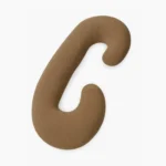 Light Brown C Shape Maternity Pillow