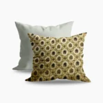 Luxury Gold Cushion Floral Design