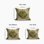 Majestic Gold Throw Cushions Dimensions