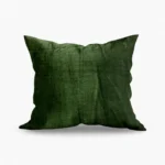 Olive Green Cushion Modern Accent