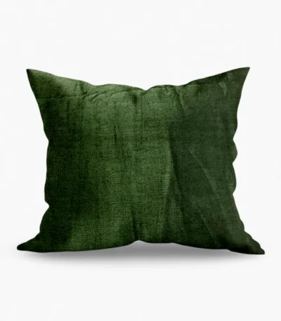 Olive Green Cushion Modern Accent