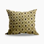 Royal Gold Floral Cushion