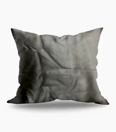 Silver Cloud Silk Cushion