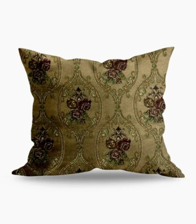 Vintage Rose Tapestry Cushion