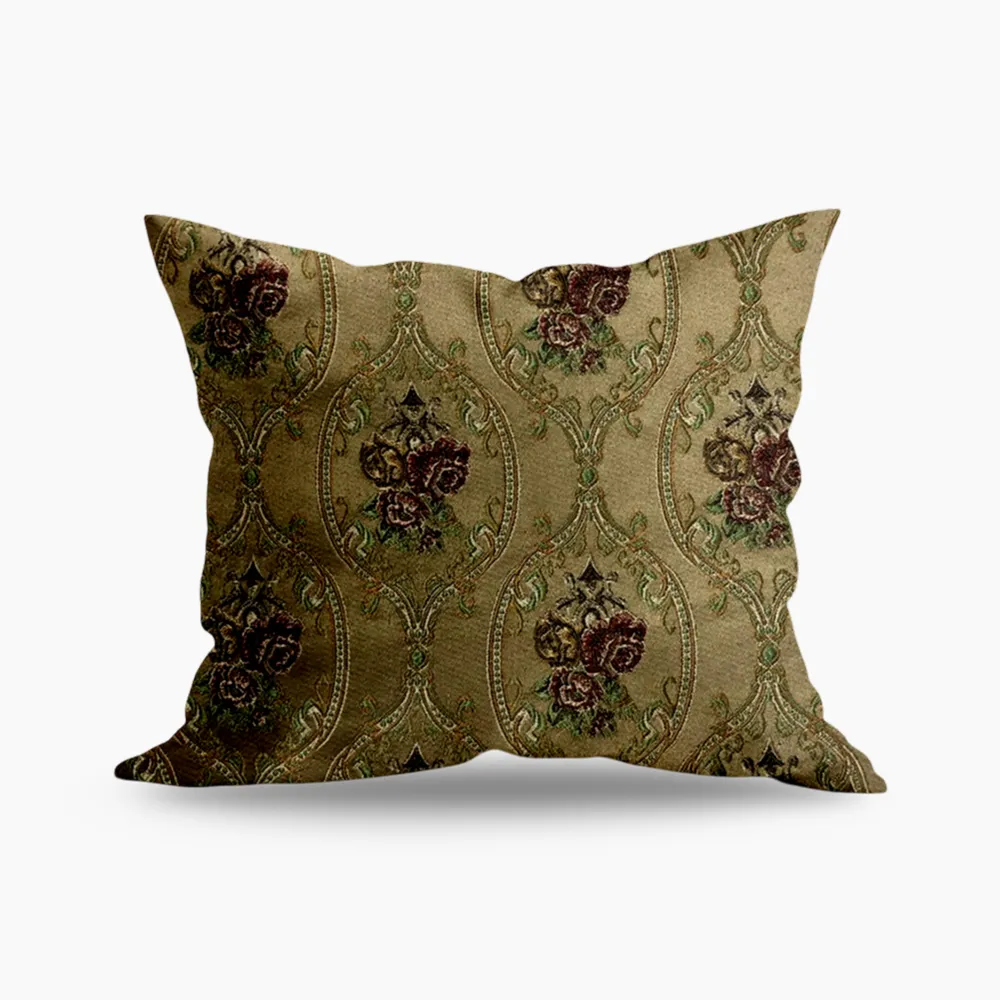 Vintage Rose Tapestry Cushion