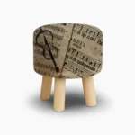 Wooden Stool With Music Design Pakistan