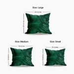 Luxury Green Velvet Throw Cushions Dimensions