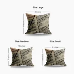 Musical Notes Decor Cushions Dimensions